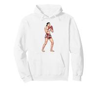 Muay Thai Stance Combat Sports A Kickboxing Fan Pullover Hoodie
