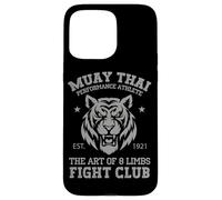 Muay Thai Street Fight Club MMA Tiger Case for iPhone 15 Pro Max