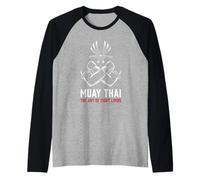 Muay Thai The Art of Eight Limbs Martial Arts Raglan Baseball Tee