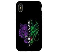 Muay Thai Tiger Dragon Case for iPhone X/XS