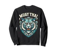Muay Thai Tiger Street Fight Thai Boxing Kickboxing Boxer Sweatshirt