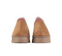 Mubberry Women’s Suede Platform Slippers | Faux Fur Lined Warm Winter Slip-On | Ladies Plush Indoor Outdoor Anti-Skid Thermal House Shoes