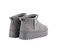 Mubberry Women Suede Winter Boots Ladies Platform Low Ankle Snow Boot Women Classic Faux Fur Warm Lined Slip On Winter Ankle Shoes