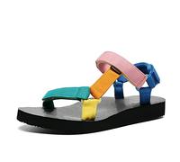 Muboliy Women's Original Sandals Comfortable Quick-Drying Casual Sport Sandal Walking Hiking Water Sandals With Arch Support, Color Multi, 5.5 UK