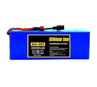 MUBOYI 48V 200Ah Lithium Ion Battery Pack With Built-in BMS For RV Solar Energy Storage System(XT30+JST)