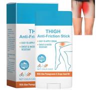Mubuni Anti Chafe Stick,Thigh Rescue Anti Friction Stick,Useful Anti Chafing Cream,Waterproof Glide Anti-Chafing Stick,Foot Blister Gel Stick,Running Chafe Stick,Body Anti Chafe Balm for Arm