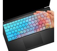 MUBUY-GOL Keyboard Cover for Dell Precision 14 5470/5480/5490 & 16 5680/5690 Laptops, Rainbow Silicone, Waterproof, Dustproof