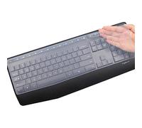 MUBUY-GOL Keyboard Cover for Logitech MK345, Clear Silicone, Full Size, Waterproof, Dustproof