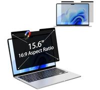 MUBUY-GOL Magnetic Privacy Screen Protector for 15.6 Inch 16:9 Aspect Ratio Screen 360° Anti-Spy, Anti-Glare, Anti-Blue Light Protection, Enhanced Screen Clarity & Scratch Guard