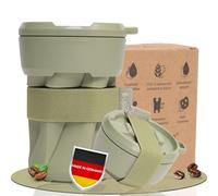 MuC My Useful Cup - Foldable Coffee-to-go Mug | Climate Neutral | Made in Germany | Travel Mug | Reusable Mug | 100% recycable | 100% BPA Free | Coffee Mug | 350 ml…
