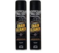 Muc-Off 650US Chain Cleaner, 400 Millilitres - Water-Soluble, Biodegradable Motorcycle Chain Cleaner Spray - Suitable For O, X And Z-Ring Chains (Pack of 2)