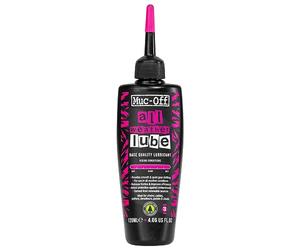 Muc-Off All-Weather Chain Lube All-Weather Chain Oil, 120 ml, Biodegradable Grease, Chain Spray, For All Types of Bikes
