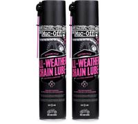 Muc-Off All-Weather Motorcycle Chain Lube, 400ml (Pack of 2)