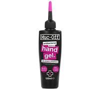 Muc-Off Antibacterial Hand Sanitiser Gel, 120 Millilitres - Effective Formula With 79% Alcohol Content - Kills 99.999% of Germs