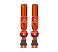 Muc Off Big Bore Hybrid Tubeless Valves Silver 30 mm 30 mm Orange