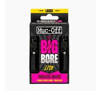 Muc Off Big Bore Lite Tubeless Valves Silver 45 mm 45 mm Black