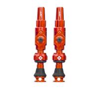 Muc Off - Tubeless Valves Big Bore Lite - Bicycle valve size 35 mm, orange