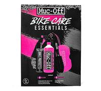 Muc-Off Bike Care Essentials Kit - Bike Cleaning Kit, Cleaning Bundle for MTB/Road/Gravel Bikes - Set Includes Bike Cleaner and Bike Protect, Black