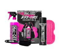 Muc-Off Bike Care Essentials Kit - Cleaning Bundle with Nano Tech Bike Cleaner, Bike Protect, Sponge, Brush & Storage Tote - Clean and Protect for All Bikes