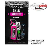 Muc-Off - Clean, Protect & Lube Kit |1 Litre Cleaner |400ml MO-94 |50ml Wet Lube