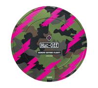 Muc-Off Disc Brake Cover, Camo, 1 Pair | Washable Neoprene Brake Shield for Mountain Bike and Road Rotors, Protects Against Overspray and Damage