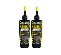Muc-Off Dry Chain Lube 120 ml, 2pk - Biodegradable Bike Chain Lubricant, Bike Chain Oil of All Types - Formulated for Dry Climates