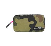 Muc Off Essentials Case Camo - Water-Resistant Bike Storage Pouch - Tough 900D Polyester, Inner Zip Pocket, and Molle Straps - Fits Plus Size Smartphones and Tools