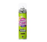 Muc-Off Foam Fresh - Instant Foaming Helmet Cleaner Spray with Citric Burst Fragrance - Deep Cleans Pads, Liners, Gloves and Armour - 400ml