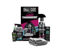 Muc Off Indoor Training Kit - Must-Have Essentials For Indoor Cycling And Fitness Training - Includes Equipment Cleaner And Chamois Cream,One Size