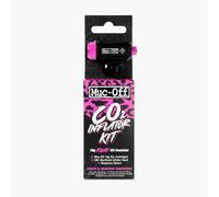 MUC OFF CO2 MTB Bike Inflator Kit 2x 25g Co2 + Inflator Head + Neoprene Sleeve