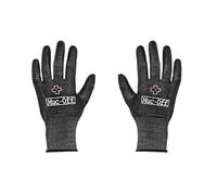 Muc-Off 153 Mechanics Gloves, Medium - Latex Free, Cut-Resistant Work Gloves For Bike And Motorcycle Maintenance - Machine Washable,Black
