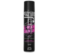 Muc-Off All-Weather Motorcycle Chain Lube, 400ml | Longer-Lasting Chain Protection, Ceramic Additives, Water-Repellent Non-Fling Formula, UV Dye, On and Off-Road Use