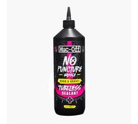 Muc Off No Puncture Hassle Road & Gravel Tubeless Sealant, 1 Litre - Tubeless Tyre for Bicycle Puncture Repair - Durable Bike Tyre for Road, Gravel, Commuter and XC Bikes
