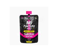 Muc-Off Road and Gravel Tubeless Sealant - Biodegradable Fibre and Latex Formula - Seals Holes up to 7mm - Non-Toxic, Allergen-Free Puncture Protection - 80ml