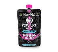 Muc-Off Off MTB Sealant 140ml | Advanced Tubeless Tyre Sealant with UV Dye, Seals Holes up to 6mm, Lightweight Formula for Mountain and Enduro Bikes