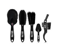 Muc-Off Premium Brush Set, 5 Brushes | Bike Cleaning Brushes for Chains, Frames, and Detailing, Durable Nylon Bristles and Ergonomic Design
