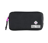 Muc-Off Rainproof Essentials Case, Black | Water-Repellent Bike Tool Bag and Organiser Pouch, Durable Ripstop Construction with Pockets for Phone, Repair Kit, and Keys