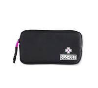 Muc Off Rainproof Essentials Case - Water-Repellent Bike Tool Bag and Organiser Pouch - Durable Ripstop Construction with Pockets for Phone, Repair Kit, and Keys - Black