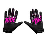 Muc Off Riders Mtb Gloves S Green / Pink Leopard