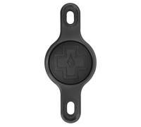 Muc Off Secure AirTag Holder - Machined Aluminium Mount Compatiable with Apple AirTag - Fits Standard Bottle Cage - Anti-Theft Security Bolts - Reduces Tracker Rattle - Black