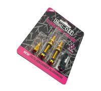 Muc-Off Tubeless V2 Valve Set 44mm - Gold MTB Road Cross CX Jump Bike