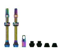 Muc Off - Tubeless Valve Kit V2 Universal For MTB & Road - Bicycle valve size 44 mm, iridescent