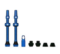 Muc-Off Tubeless Valve V2 - Blue - 60mm Inc Valve Core Removal Tool (Pair)