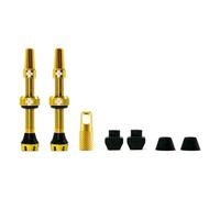 Muc Off Tubeless Presta Valves 2 Units Golden 44 mm 44 mm Gold