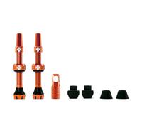 Muc-Off Tubeless Valves V2, Air Flow System for MTB, Orange, 44mm