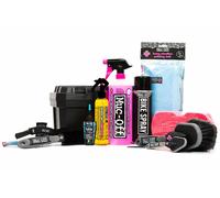 Muc-Off Ultimate Motorcycle Maintenance Kit Cleaner Degreaser Brush Sponge Lube