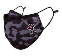 Muc-Off Urban Camo Face Mask, Small - Reusable Face Mask with Filter, Washable Face Covering - Adjustable Cotton Mask for Men and Women