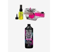 Muc-Off X-3 Chain Cleaner Chain Cleaner + Muc-Off Ultra Sonic Tank Degreaser 1L