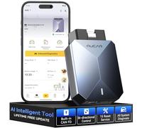 MUCAR AI-Assisted OBD2 Scanner Bluetooth Lifetime Update, BT200 MAX Compatible with ELM327, All System OBD2 Diagnostic Tool with 15 Resets for iOS & Android, CANFD Protocol, Autoauth for FCA SGW