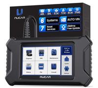 MUCAR Car Diagnostic Tool OBD2 Scanner, CS6 Car Scanner with 6 System (ABS SRS ECM TCM BCM TPMS) with 7 Reset Service (Oil EPB SAS ETS TPMS ABS DPF), Auto VIN Scan Tool for All Car Free Lifetime